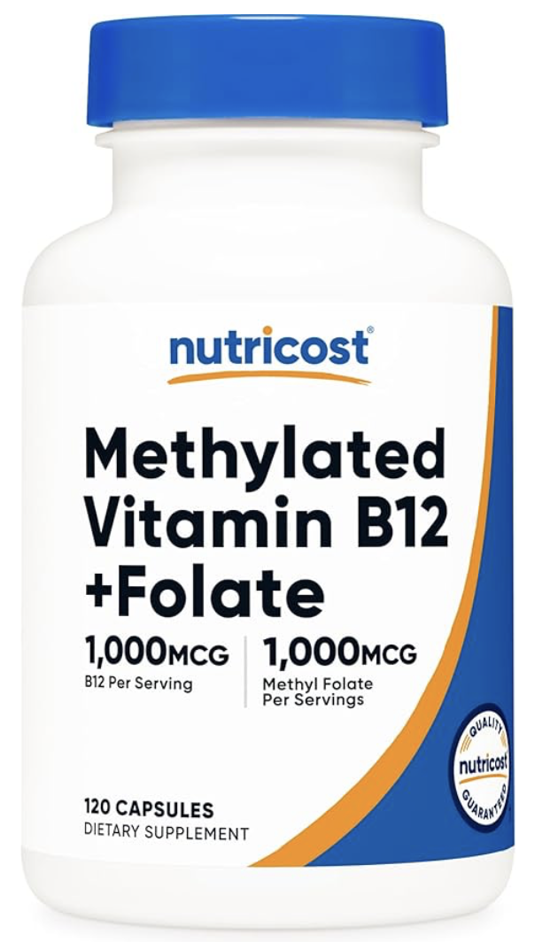 Nutricost Methylated Vitamin B12 + Folate