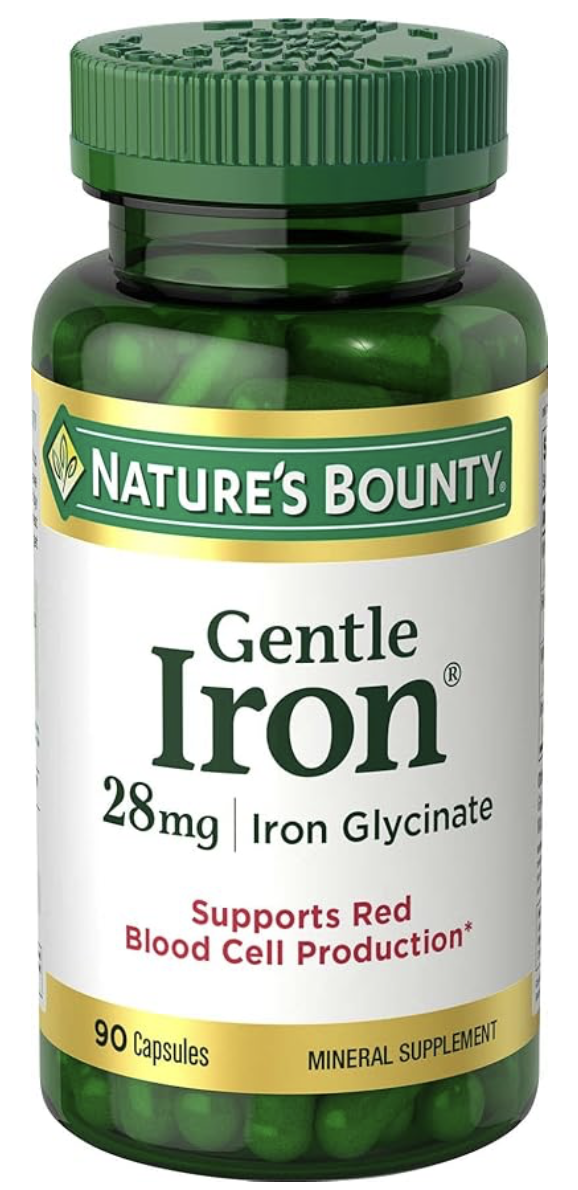 Nature's Bounty Gentle Iron 28mg Iron Glycinate